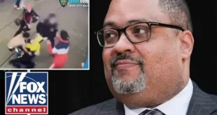 ABSOLUTE JOKE Alvin Bragg slammed for release of 4 migrants suspected in NYPD attack