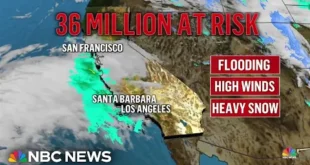 California braces for powerful storm with millions at risk for flooding, strong winds